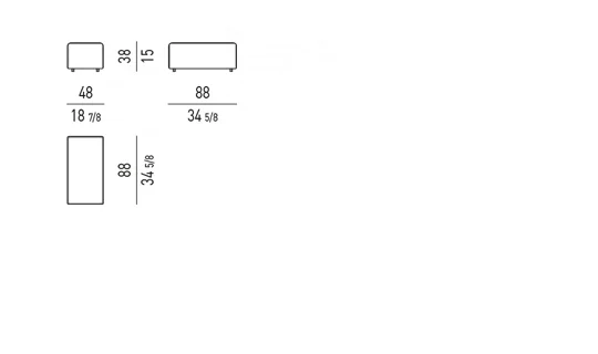 Ghế đôn băng ghế dải nhôm bóng lông ngựa - Ghế đôn có chân 48x88 cm