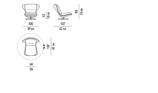 Ghế bành thư giãn vỏ mây đan chân xoay hoặc chân gỗ - Bản đệm êm - Ghế bergère đế xoay 100 cm