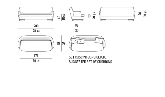 Ghế bành thư giãn dáng tròn đế đồng xoay đệm lông vũ - Sofa 200 cm