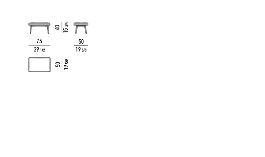 Ghế bành ngoài trời khung gỗ tếch uốn mảnh đệm đan dây - Băng ghế 75x50 cm