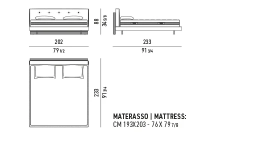 Giường ngủ đầu giường nan gỗ palisander kèm táp treo - Giường kèm đầu giường gỗ cỡ King 202x233 cm, cao 88 cm