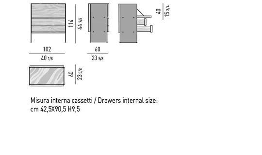 Kệ sách trang trí tủ lưu trữ sucupira đá cẩm thạch - Cabinet