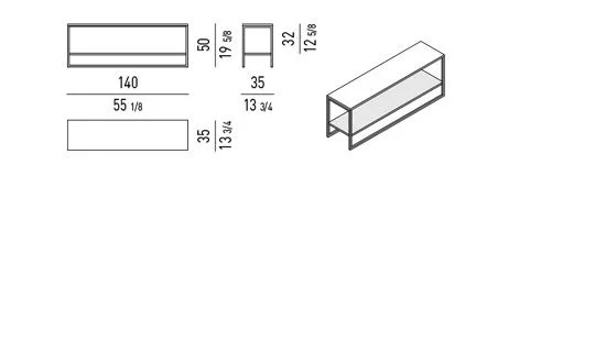 Bàn trà thanh mảnh sắt màu đồng mặt cẩm thạch gỗ lacquer - 