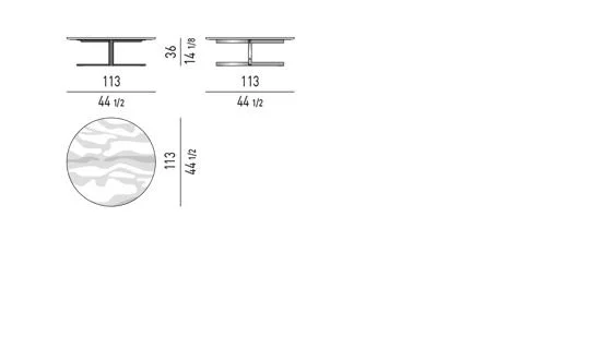 Bàn trà tròn oval chân chữ C mạ chrome hoặc vàng - Bàn Trà Marble Mặt