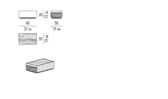 Bàn trà khung mạ vàng chrome ngăn chứa mặt đá quý - 