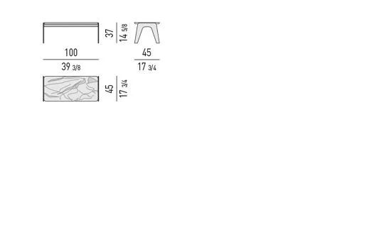 Bàn trà tròn đế kim loại đồng mặt đá nâu thủy tinh - Marble Mặt