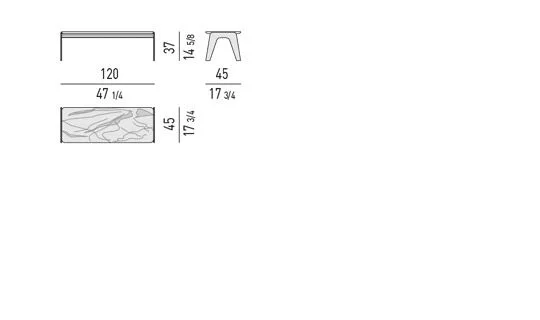 Bàn trà tròn đế kim loại đồng mặt đá nâu thủy tinh - Marble Mặt