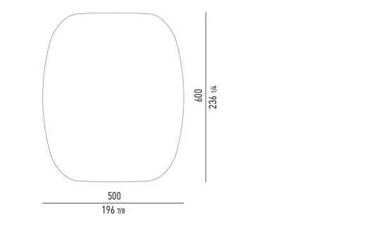 Thảm trang trí dáng oval vuông bo góc mềm mại - 