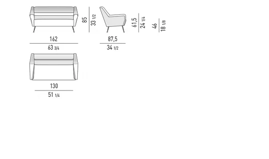 Sofa bọc nhung mohair chân thon phong cách hoài cổ - Sofa thư giãn