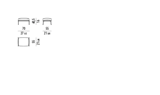 Sofa ngoài trời khung inox lưng dây bện đệm chống nước - Đôn
