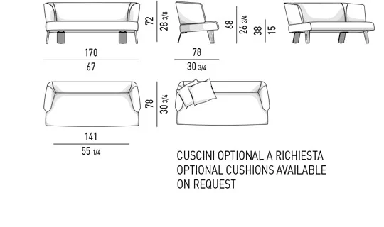Sofa lounge dáng gọn chân gỗ sucupira lưng đỡ kim loại - Sofa thư giãn