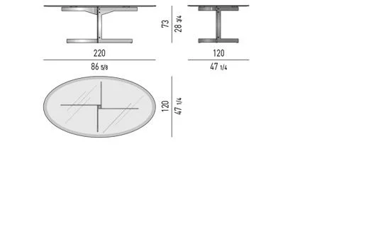 Bàn ăn chân kim loại phối crôm vàng mặt gỗ đá kính - Glass Mặt