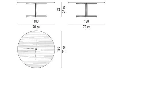 Bàn ăn chân kim loại phối crôm vàng mặt gỗ đá kính - Oak Mặt
