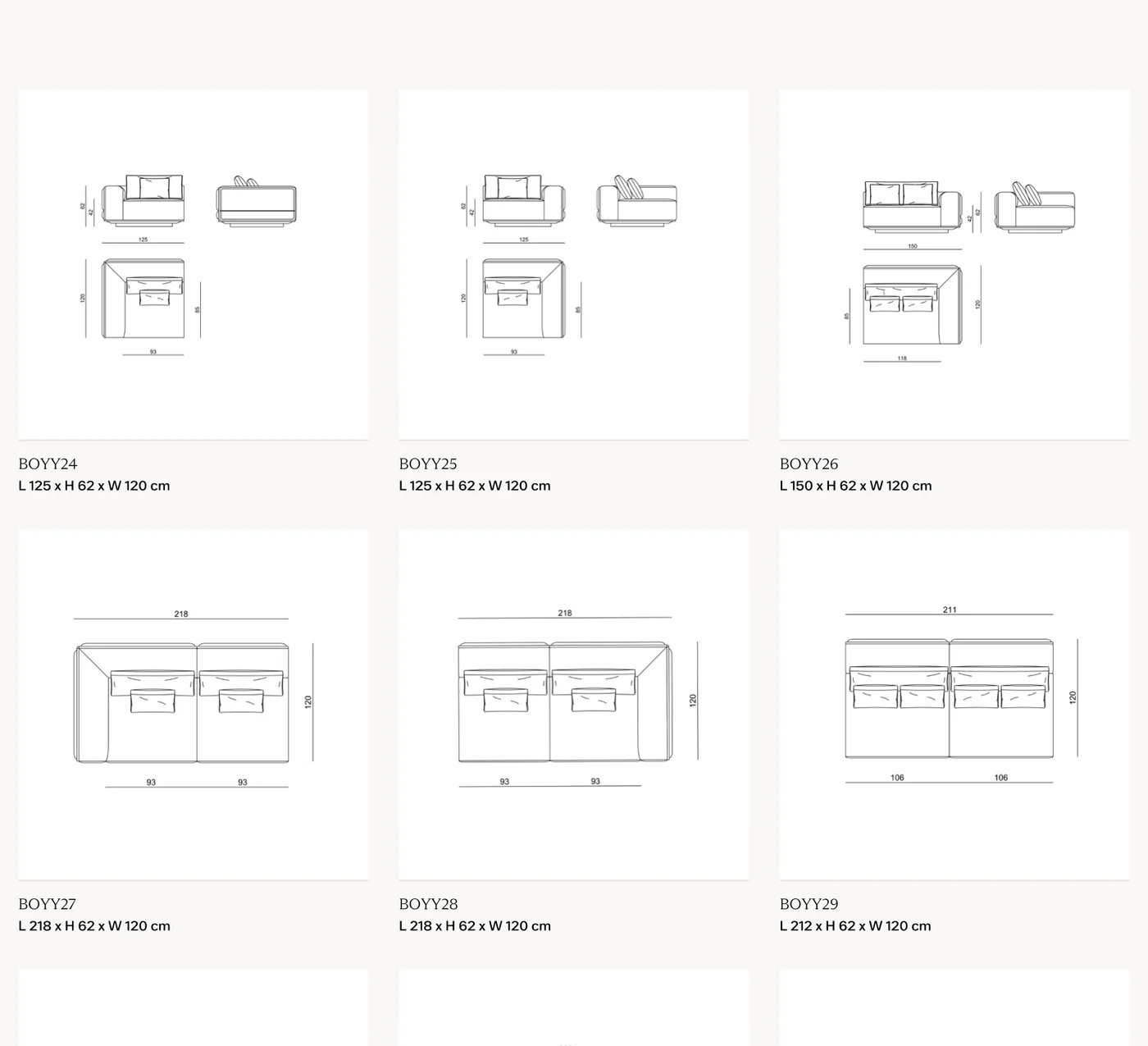 Sofa khung thép gỗ, viền tần bì nhuộm màu - Bản vẽ kích thước 2/4