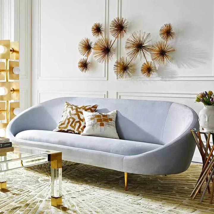 Sofa da phòng khách hiện đại phong cách Mỹ M8-3539