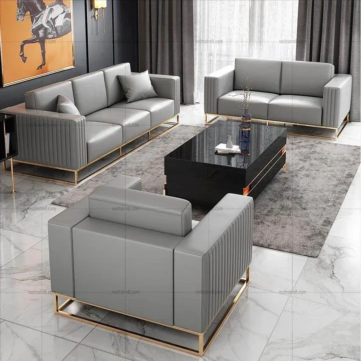 Bộ ghế sofa da hiện đại và sang trọng M8-3552