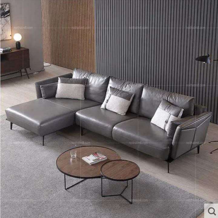 Sofa da cao cấp dáng chữ L sang trọng M8-3516