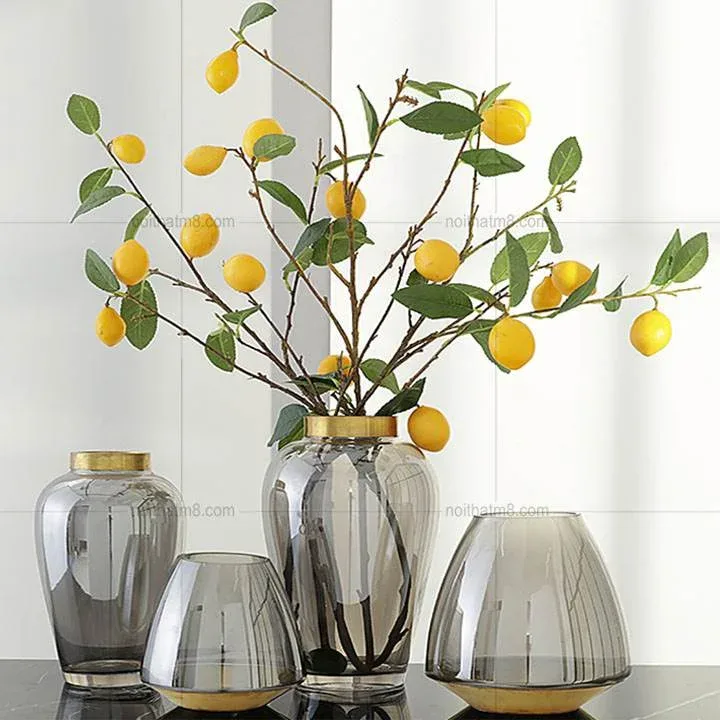 Bình hoa decor nhập khẩu cao cấp M8-D021