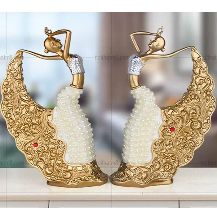 Tượng trang trí cô gái khiêu vũ độc đáo M8-D061