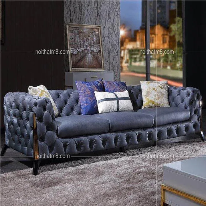 Bộ Sofa phòng khách DOLLY đa sắc màu hiện đại M8-3502