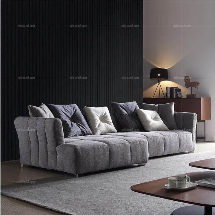 Mẫu ghế sofa hiện đại dáng chữ L bề thế M8-3572