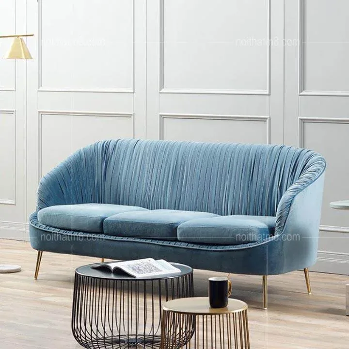 Sofa nỉ nhung kiểu dáng nhã nhặn, lịch sự M8-3592