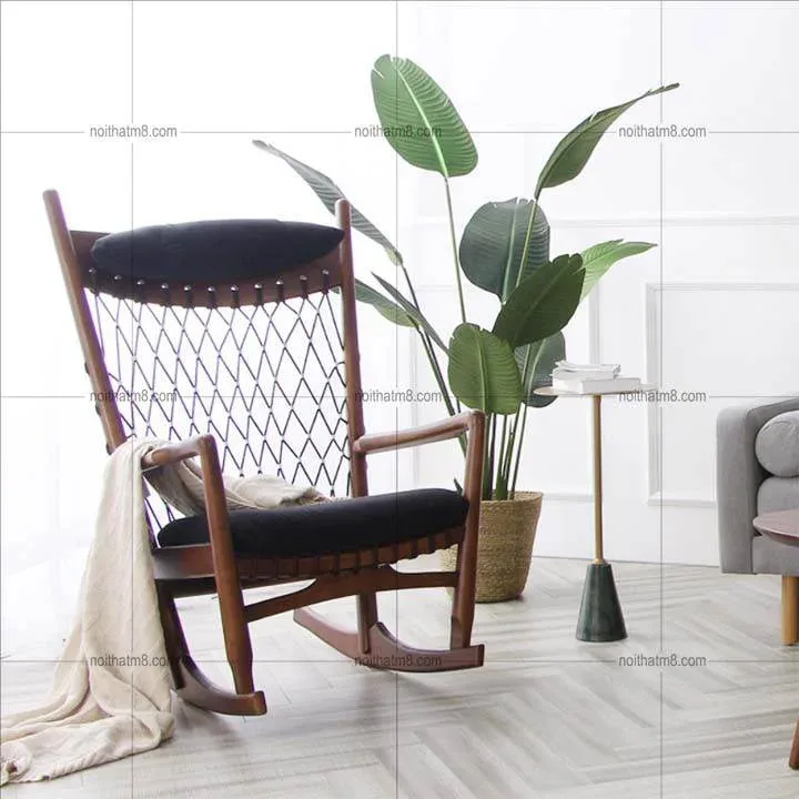 Rocking Chair – Ghế thư giãn gỗ bập bênh tinh tế mà đẳng cấp M8-3802