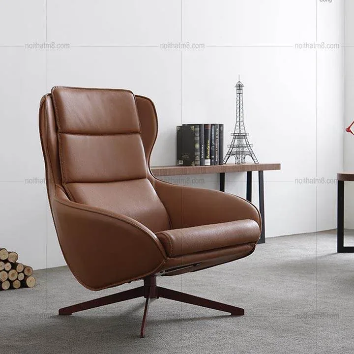 Ghế thư giãn bọc da bò cao cấp M8-3842