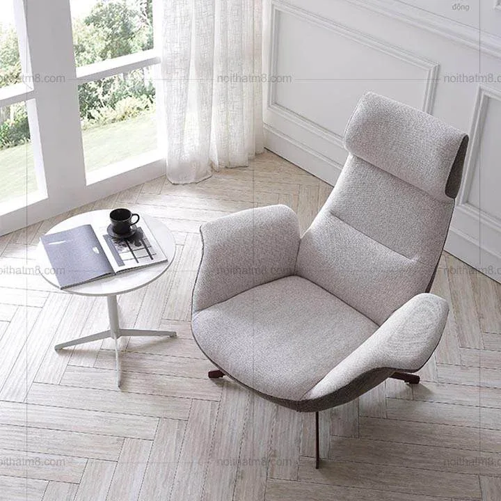 Mẫu ghế tựa thư giãn bọc vải hiện đại M8 – 3843