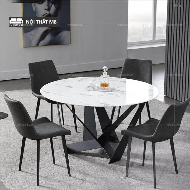 Mẫu bàn ăn hiện đại mang đến vẻ đẹp tinh tế cho phòng ăn M8-4064