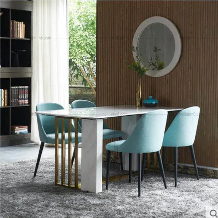 Mẫu bàn ăn đẹp thiết kế tinh tế, sang trọng M8-4077