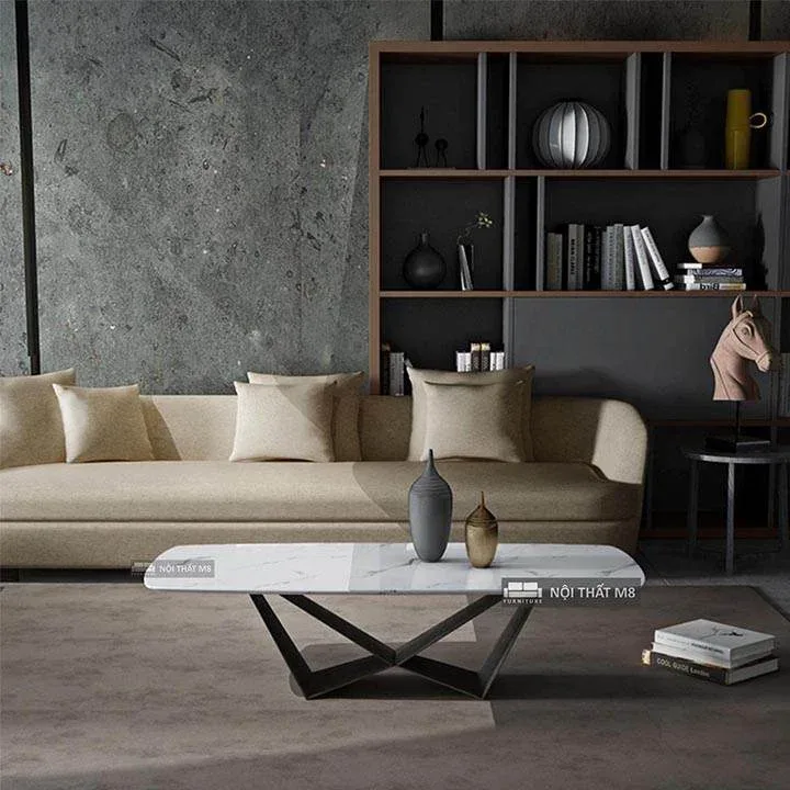 Bàn trà cao cấp hiện đại phong cách Bắc Âu sang trọng M8-4321