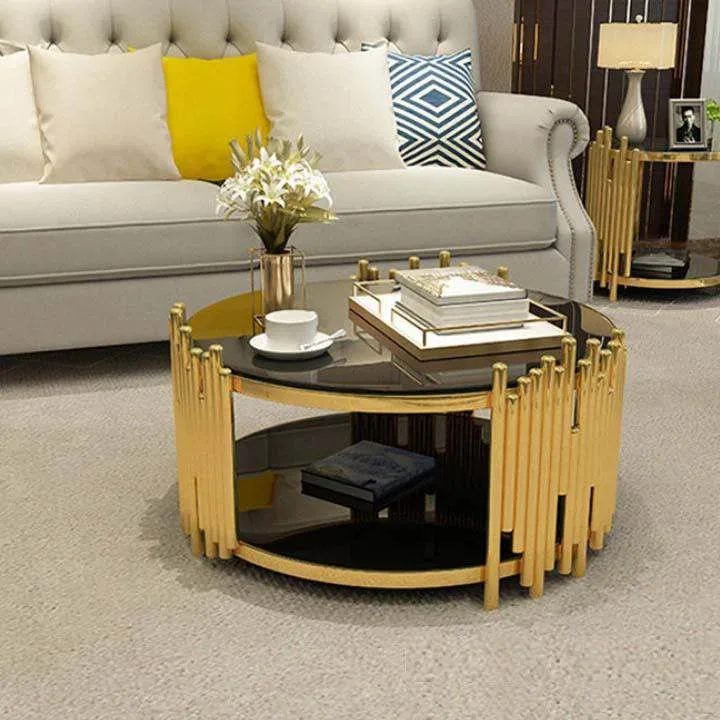 Bàn kính phòng khách đẹp mỹ mãn M8-4335