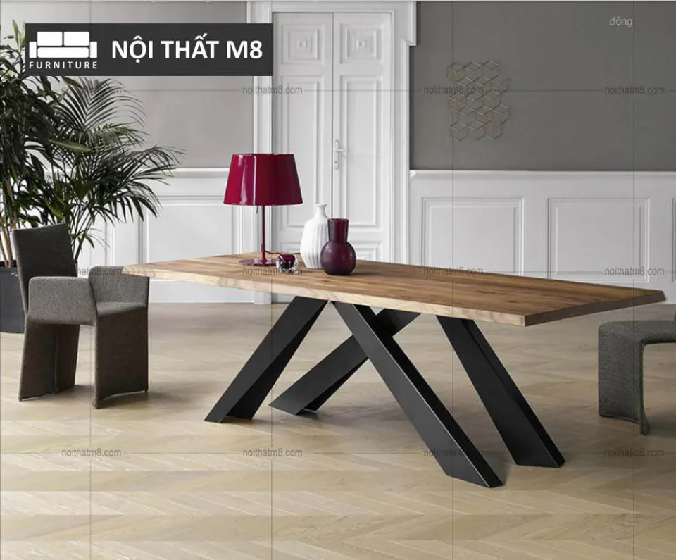 Bàn ăn hiện đại dành cho không gian sống sang trọng M8-4043