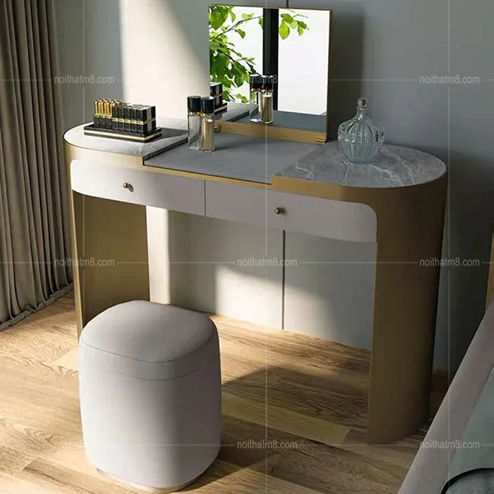 Bàn trang điểm mạ titan phong cách Bắc Âu hiện đại M8-4747