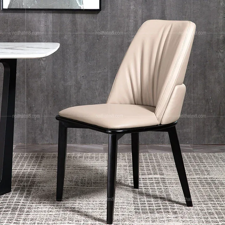 Ghế ăn bọc da hiện đại, sang trọng M8-3034