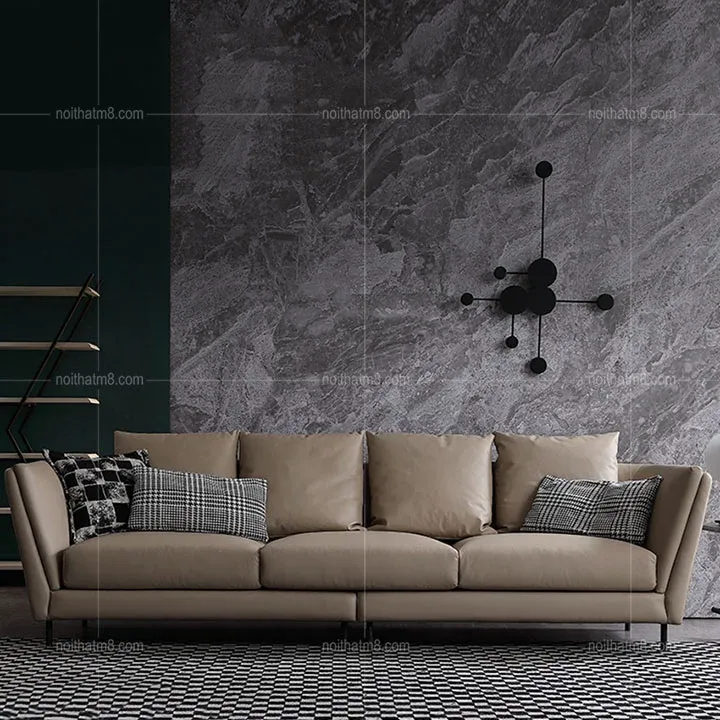 Sofa da hiện đại phong cách sang trọng M8-3532