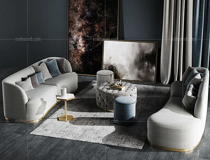 Mẫu sofa nỉ hiện đại dẫn đầu xu hướng 2020 M8-3636