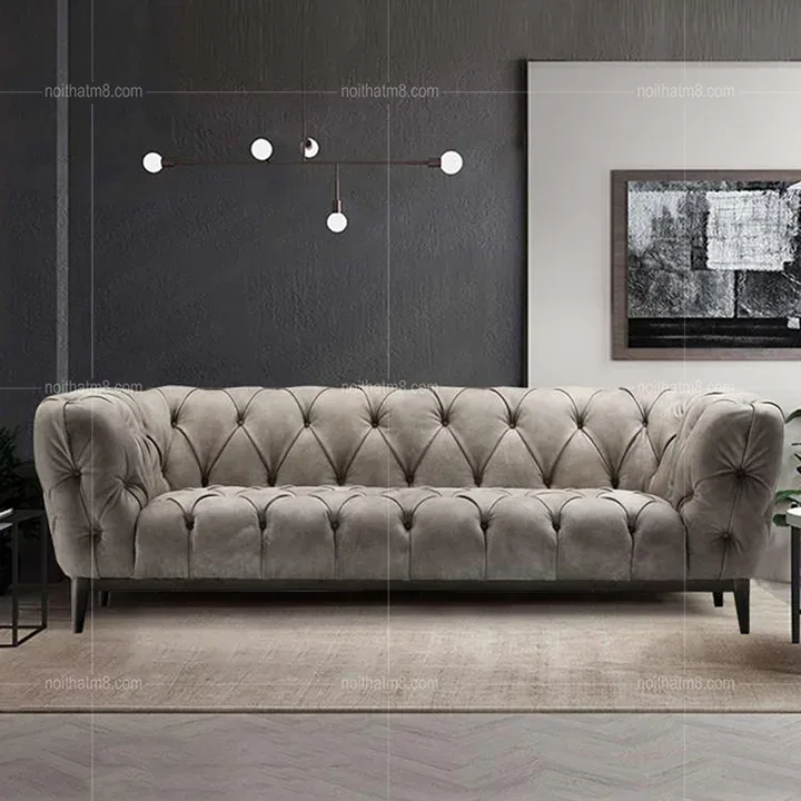 Sofa da phòng khách thiết kế đẳng cấp M8-3612
