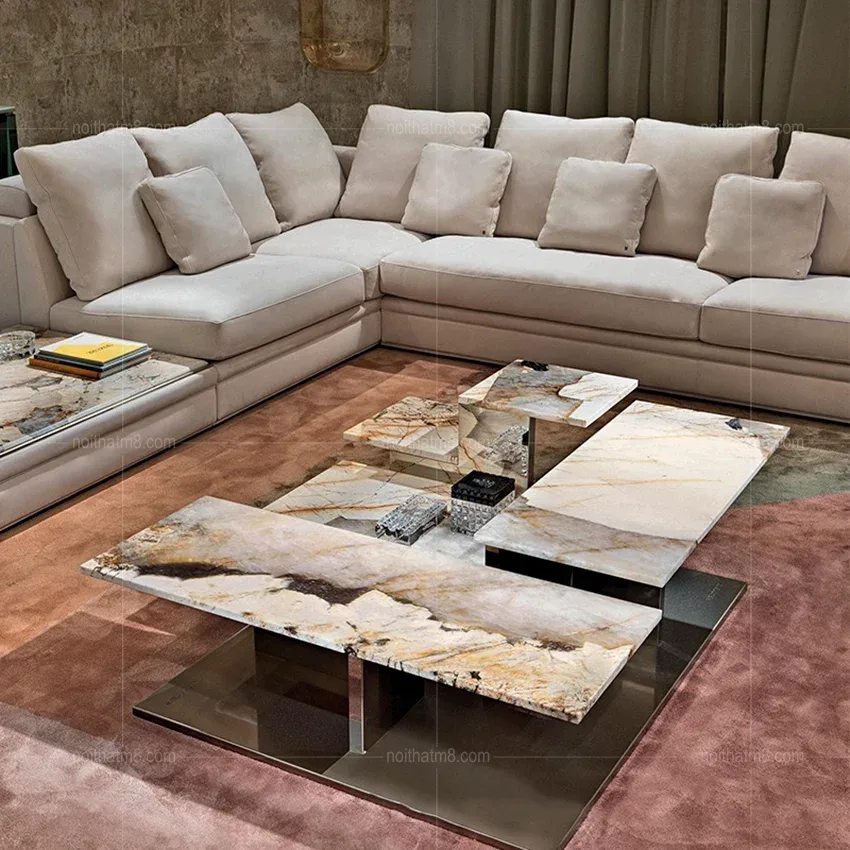 Bàn trà mặt đá cao cấp khẳng định phong cách sống thượng lưu M8-4286
