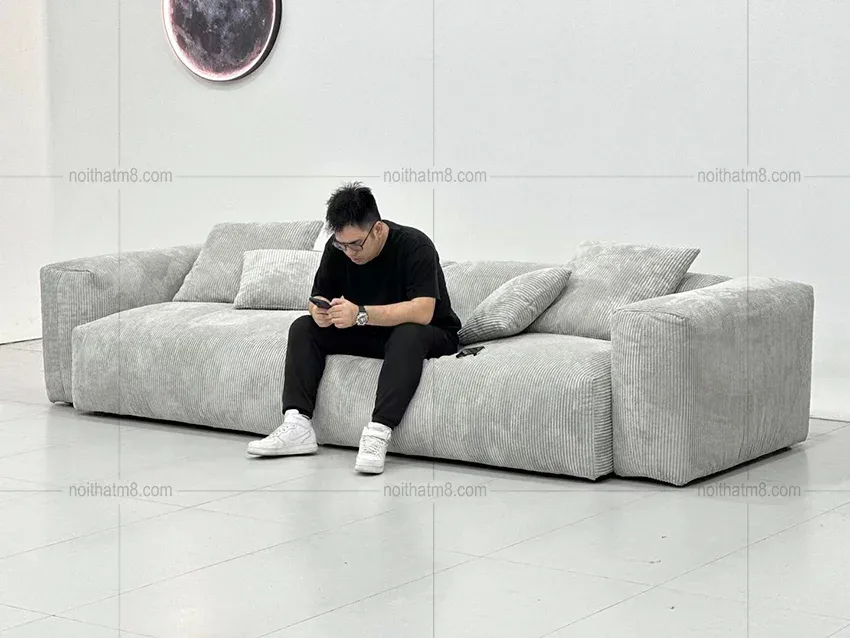 Bộ sofa phòng khách nhập khẩu cao cấp, hiện đại M8-3585