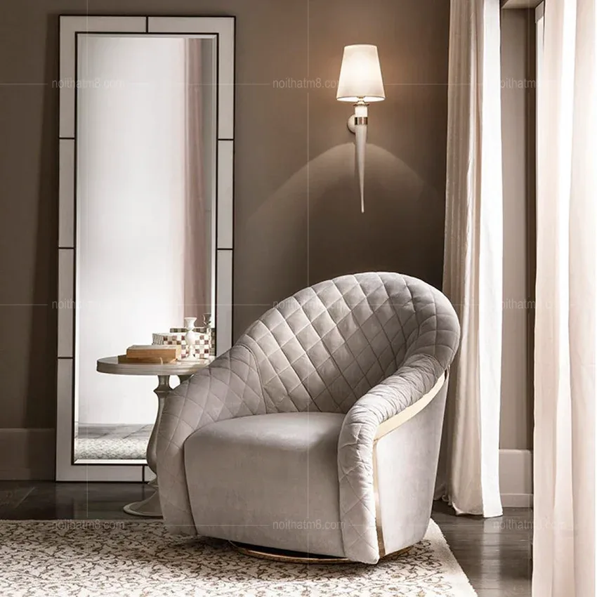 Ghế thư giãn phong cách Italia sang trọng M8-3849