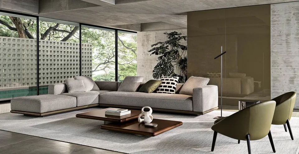 Bàn trà vuông thấp mặt gỗ tần bì hoặc óc chó M8-I286