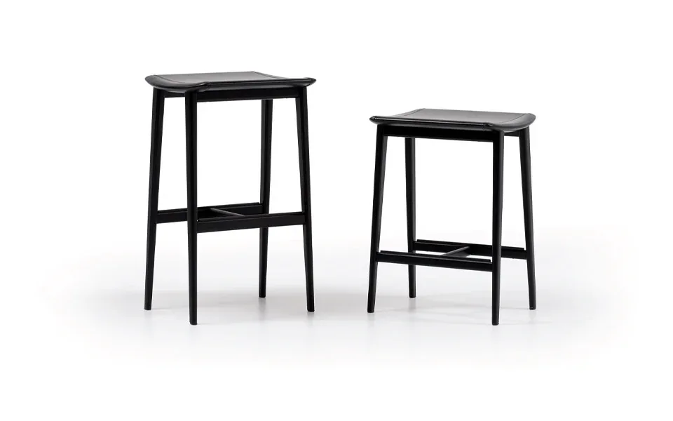 Ghế đôn gác chân tần bì bọc da yên ngựa M8-I392