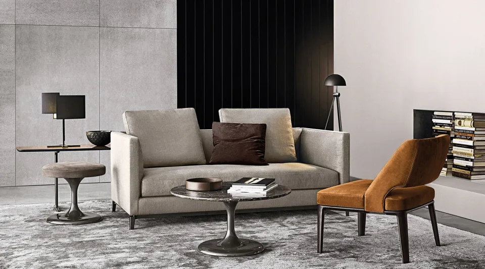 Sofa độ sâu nhỏ gọn cho sảnh chờ văn phòng và suite M8-I500