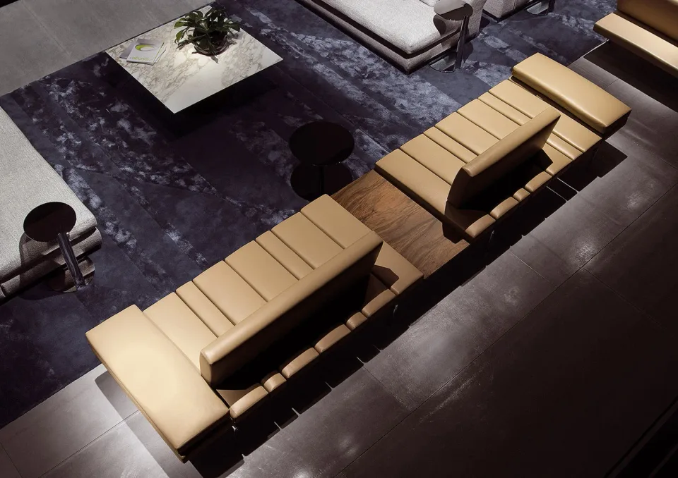 Sofa băng dài lưng tựa dời chỗ được cho nơi công cộng M8-I559