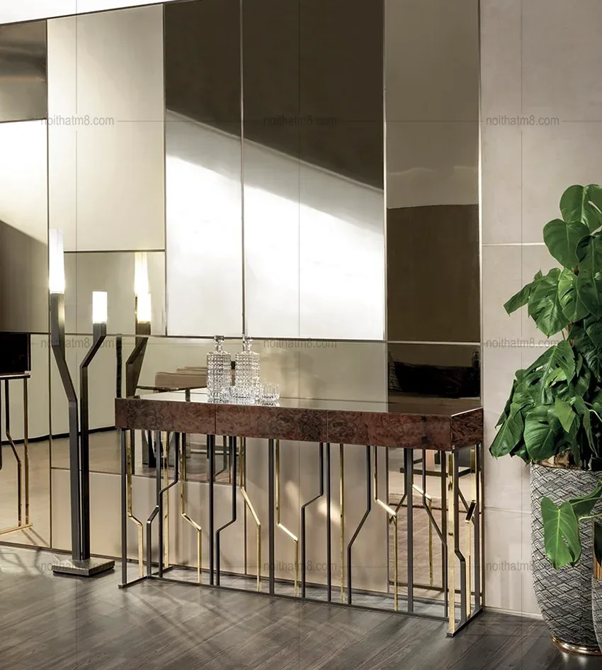 Bàn trang trí phong cách Bắc Âu hiện đại, sang trọng M8-9104