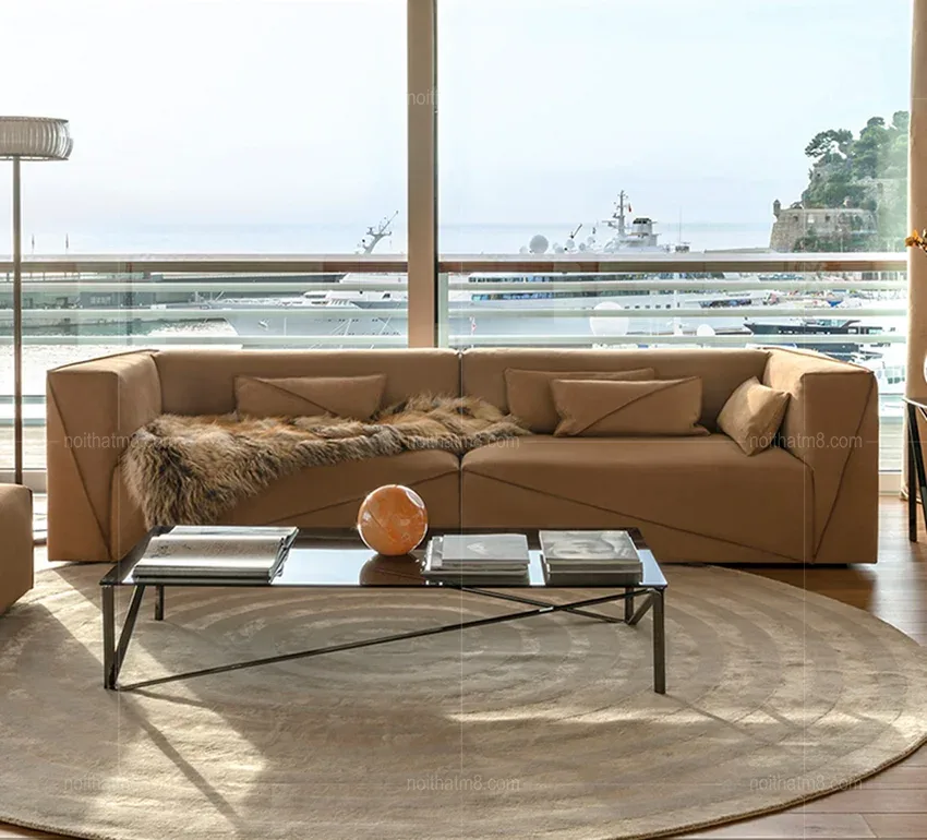 Mẫu ghế sofa phòng khách phong cách Ý đẳng cấp M8-3601