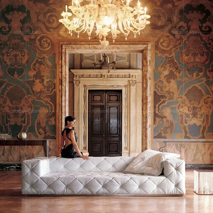 Sofa văng phong cách Ý đẳng cấp, sang trọng M8-3569