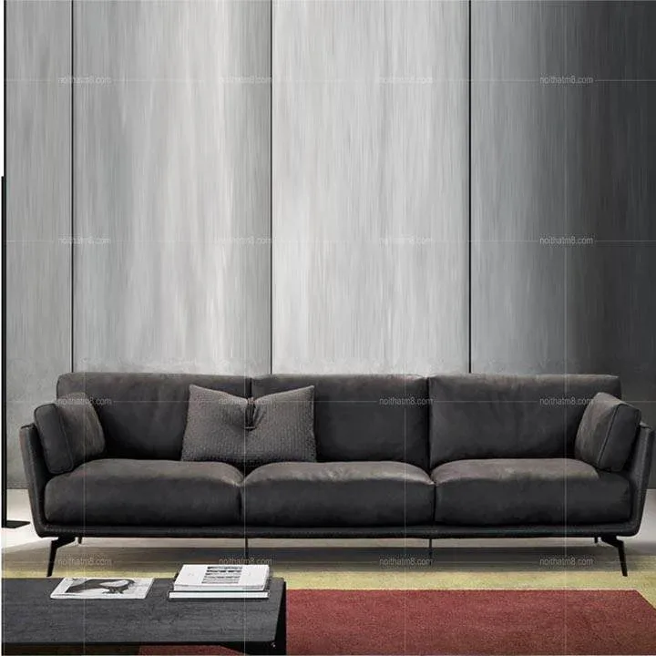 Ghế sofa da thật phong cách Scandinavian M8-3530